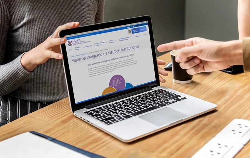Portal institucional de la USPEC desarrollado en Drupal por Coresis