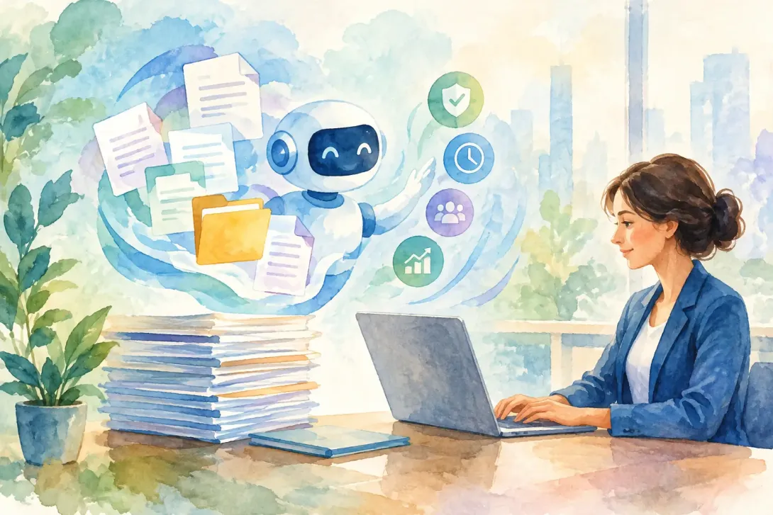 Beneficios de IA documental para organizaciones