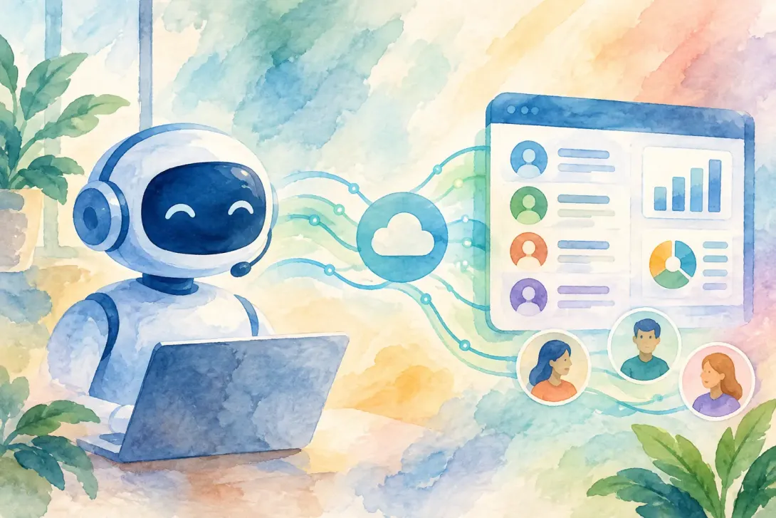 Cómo conectar asistentes autónomos con el CRM