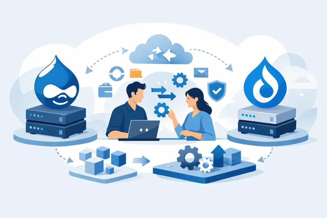 Cómo migrar Drupal 7 a 11 sin poner en riesgo su operación