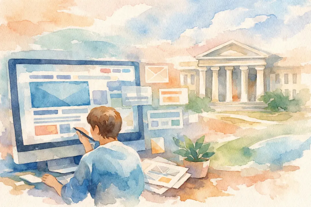 Diseño UX para portales institucionales claros