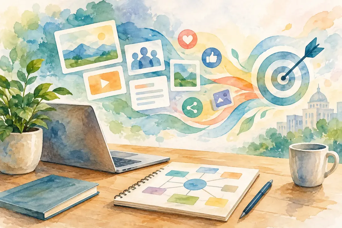 Estrategia de contenidos institucionales eficaz